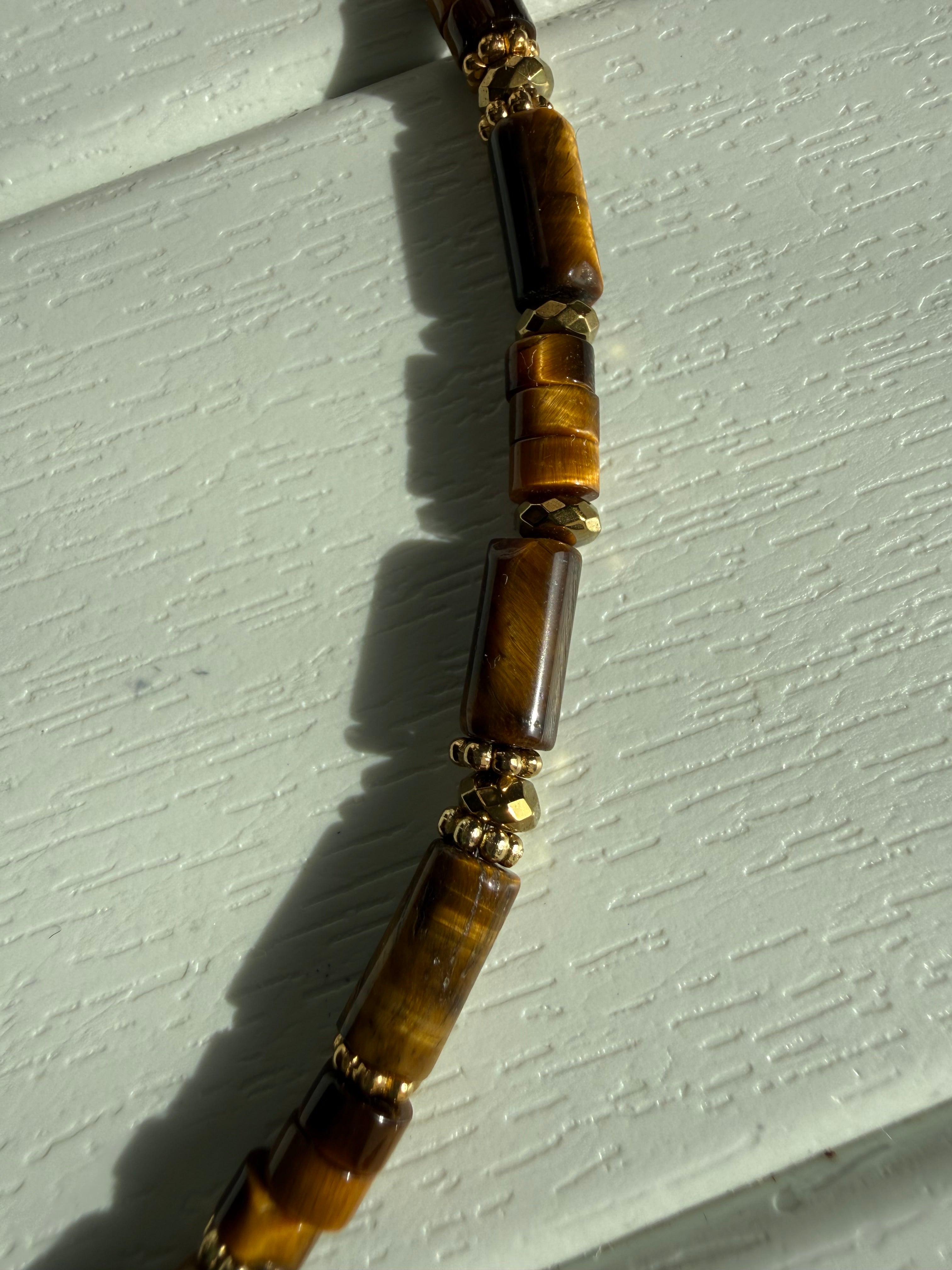 Kaplan Gözü Kolye Choker