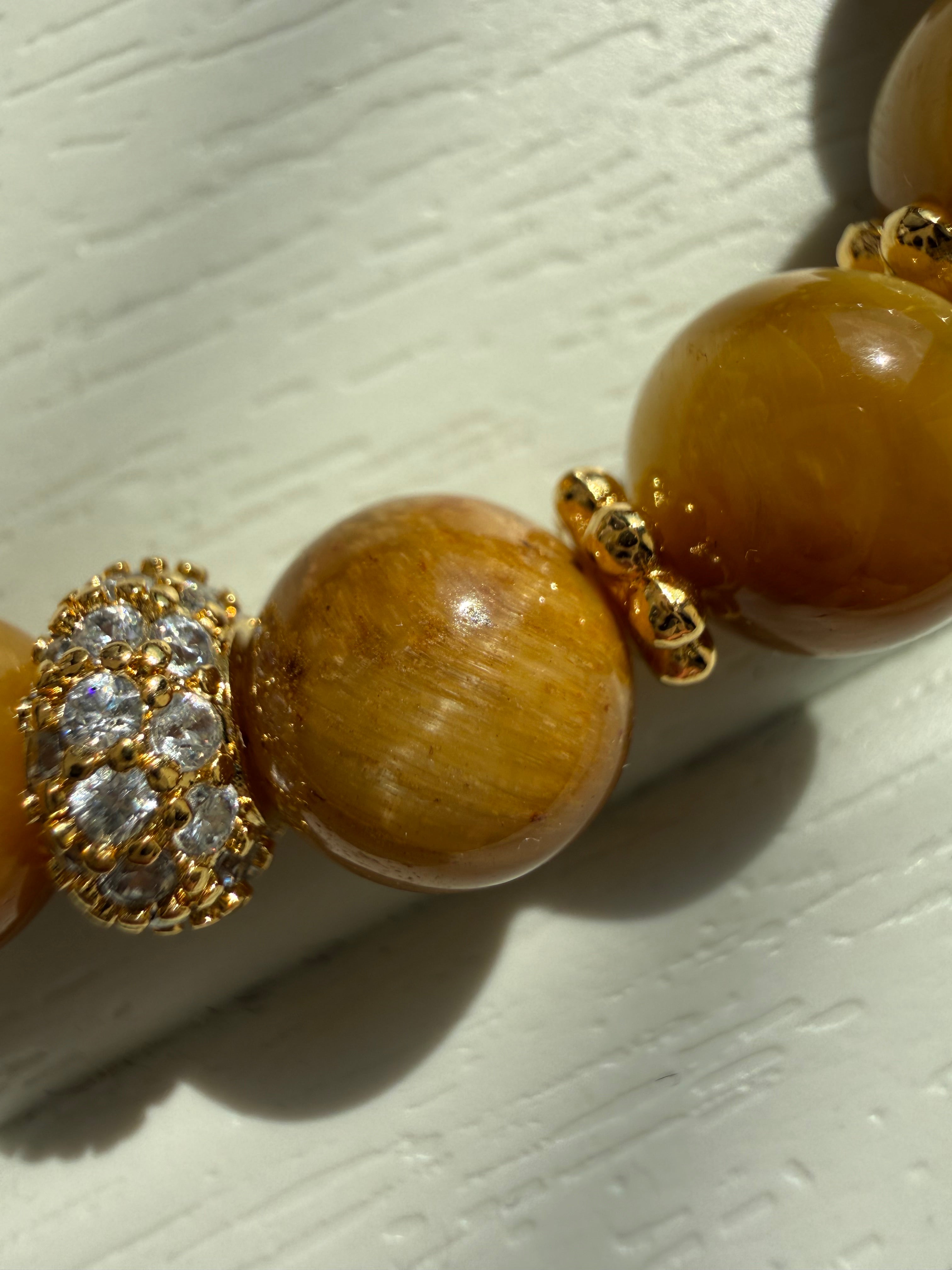 Kaplan Gözü Lastikli Bileklik