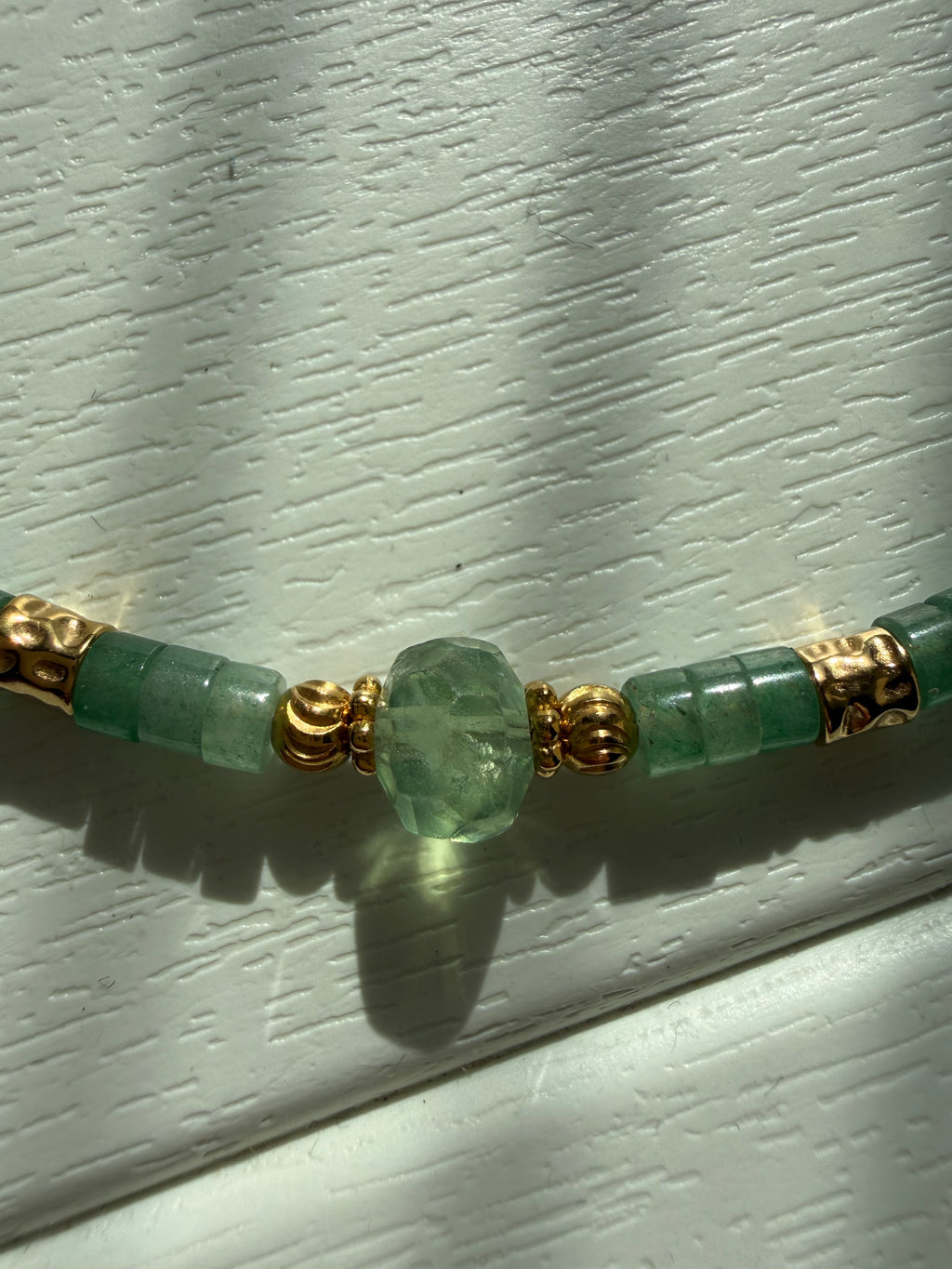 Aventurin-Florit Taşı Kolye