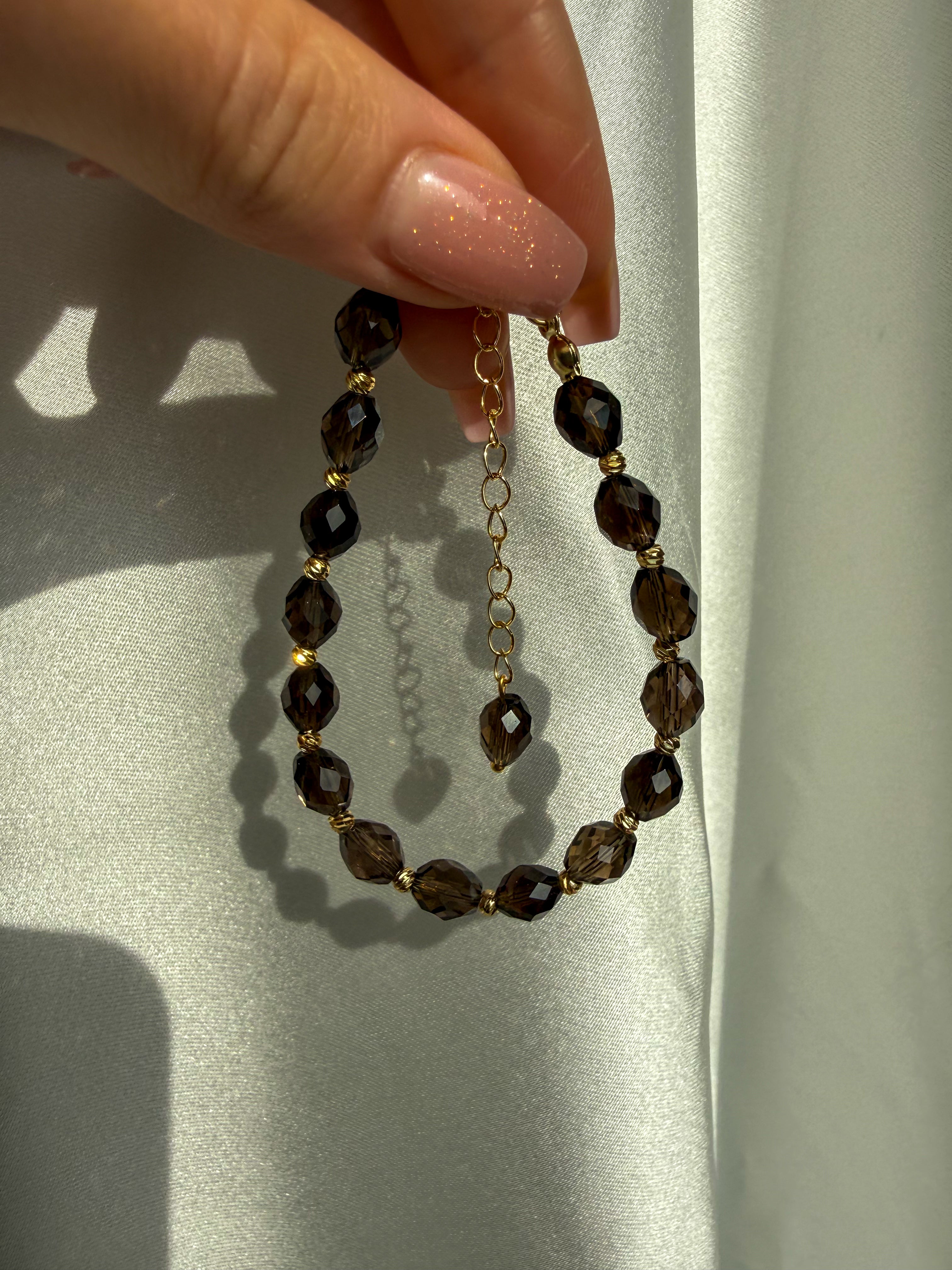 Dumanlı kuvars Kadın Bileklik