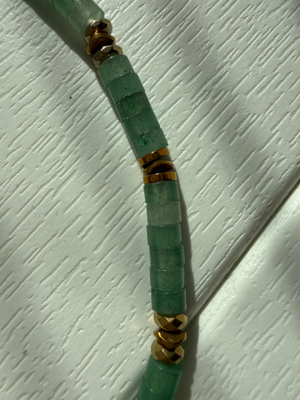 Aventurin-Florit Taşı Kolye