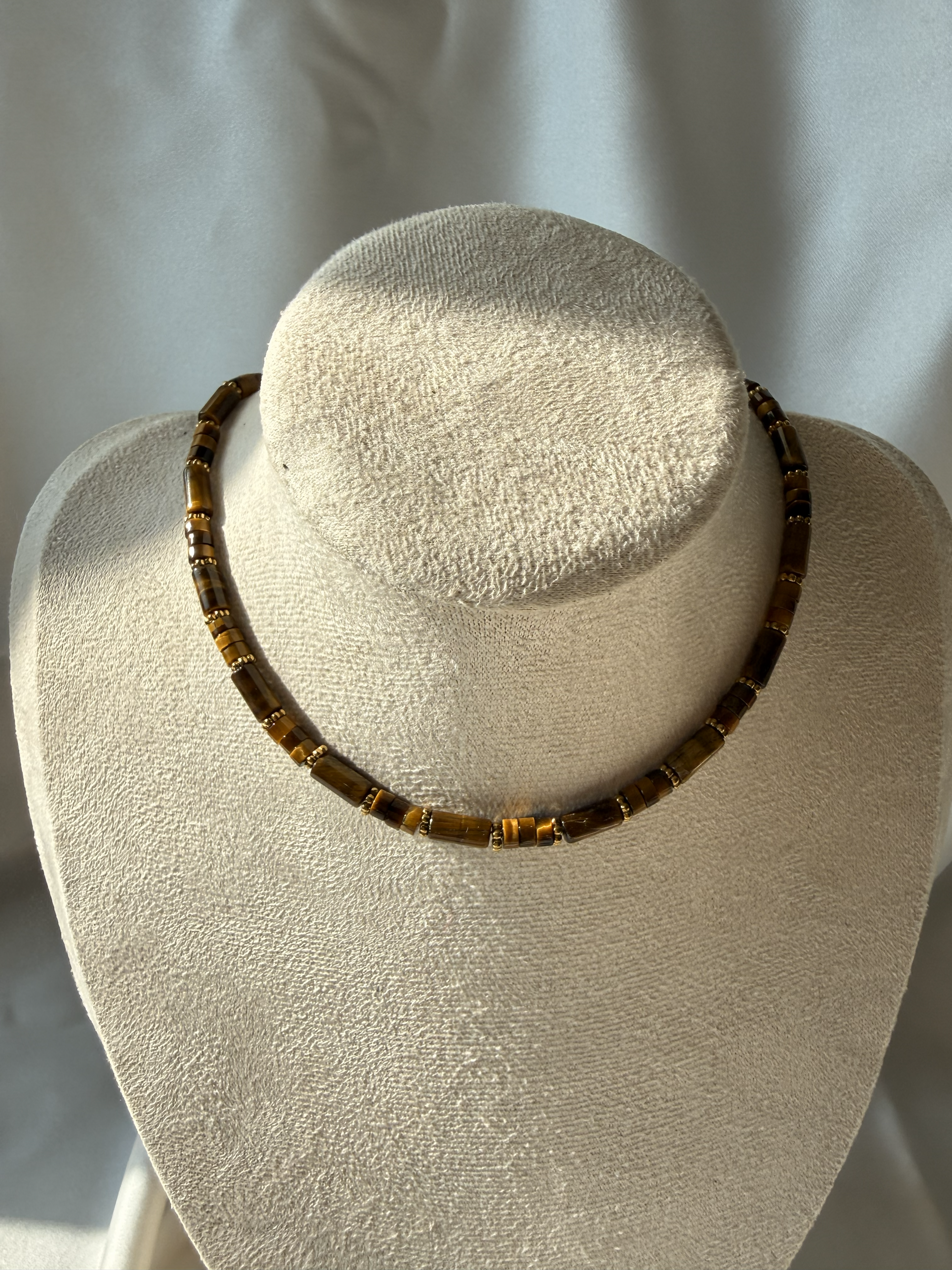 Kaplan Gözü Choker Kolye