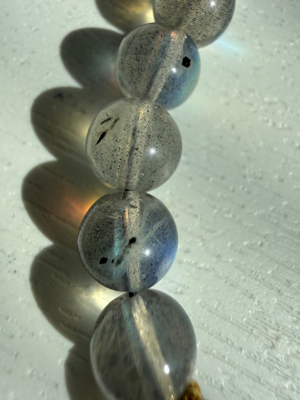 Lal-Labradorit (A kalite) Bileklik