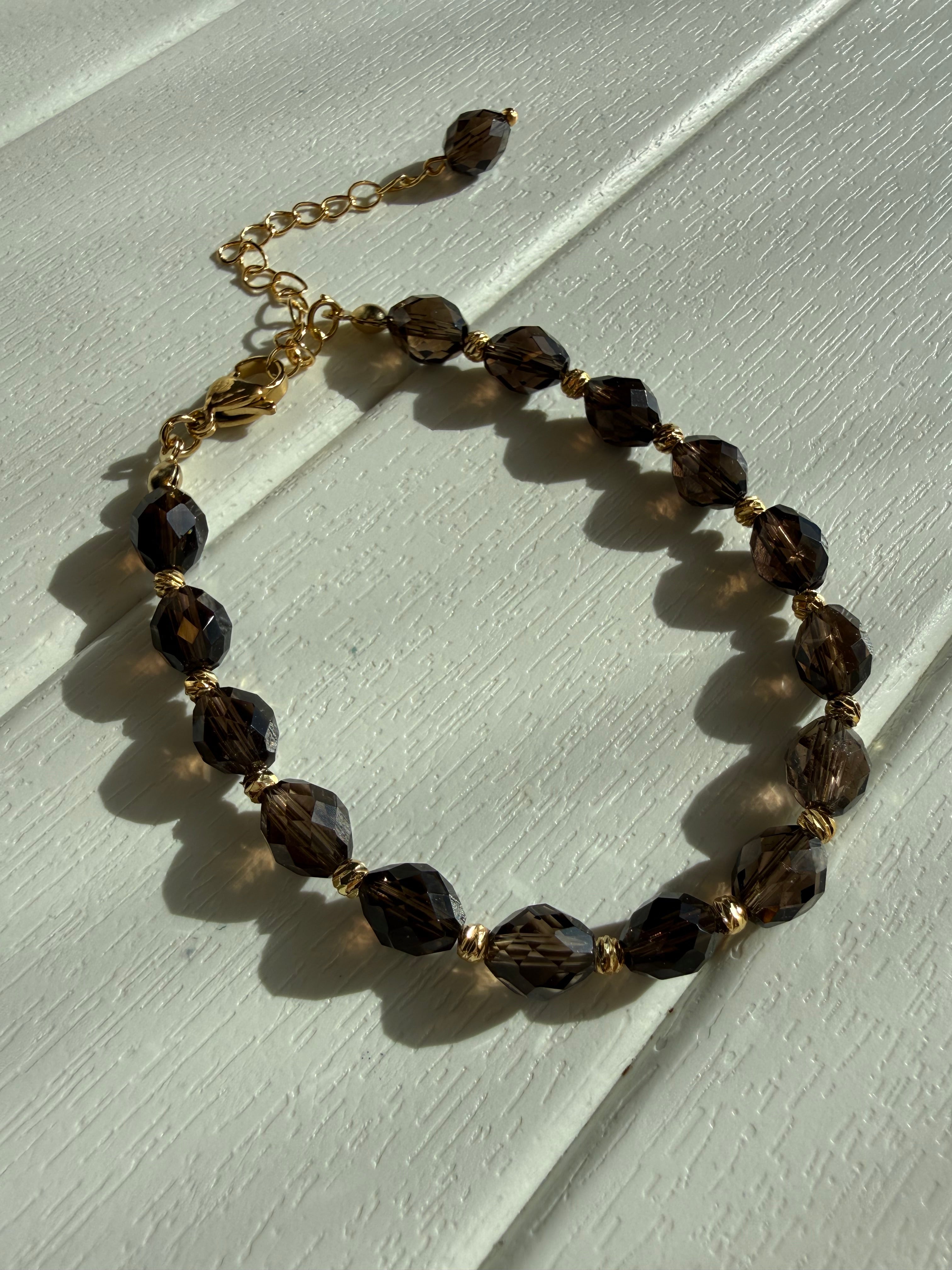 Dumanlı kuvars Kadın Bileklik