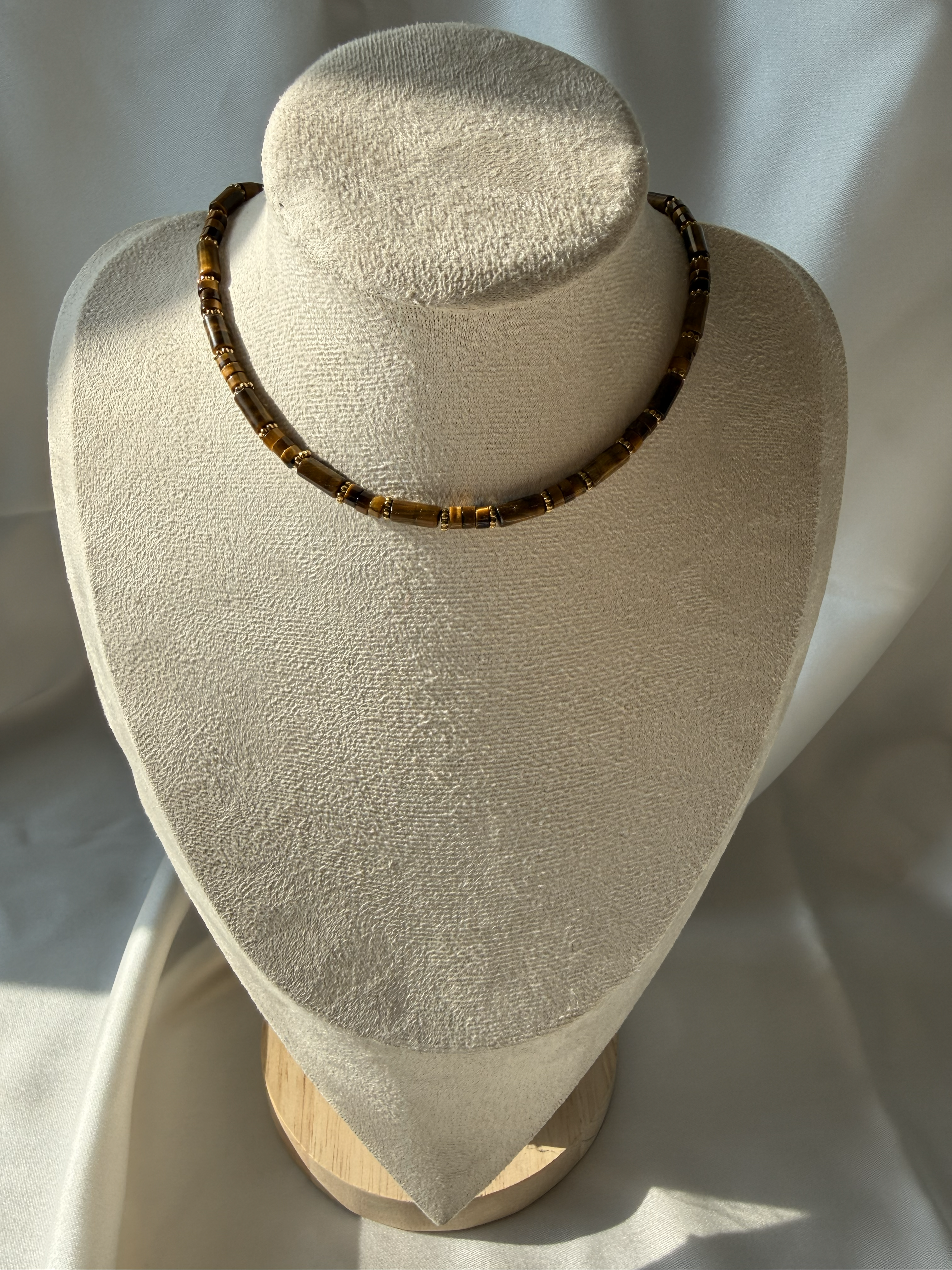 Kaplan Gözü Choker Kolye