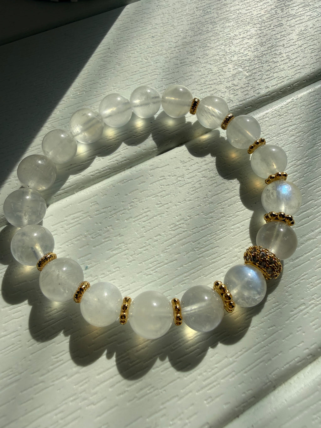 Ay Taşı Lastikli Bileklik