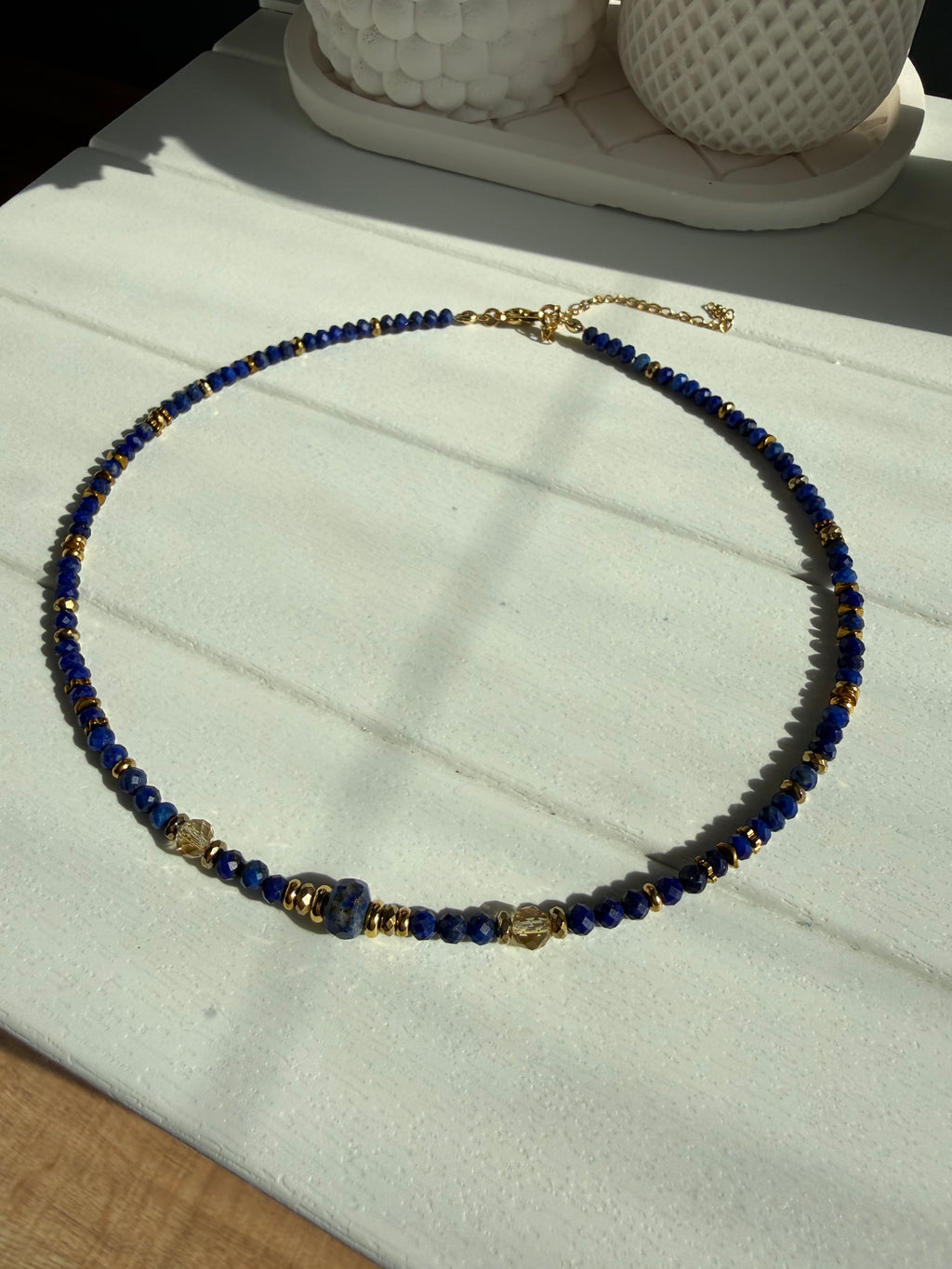 Lapis Lazuli-Sitrin kolye