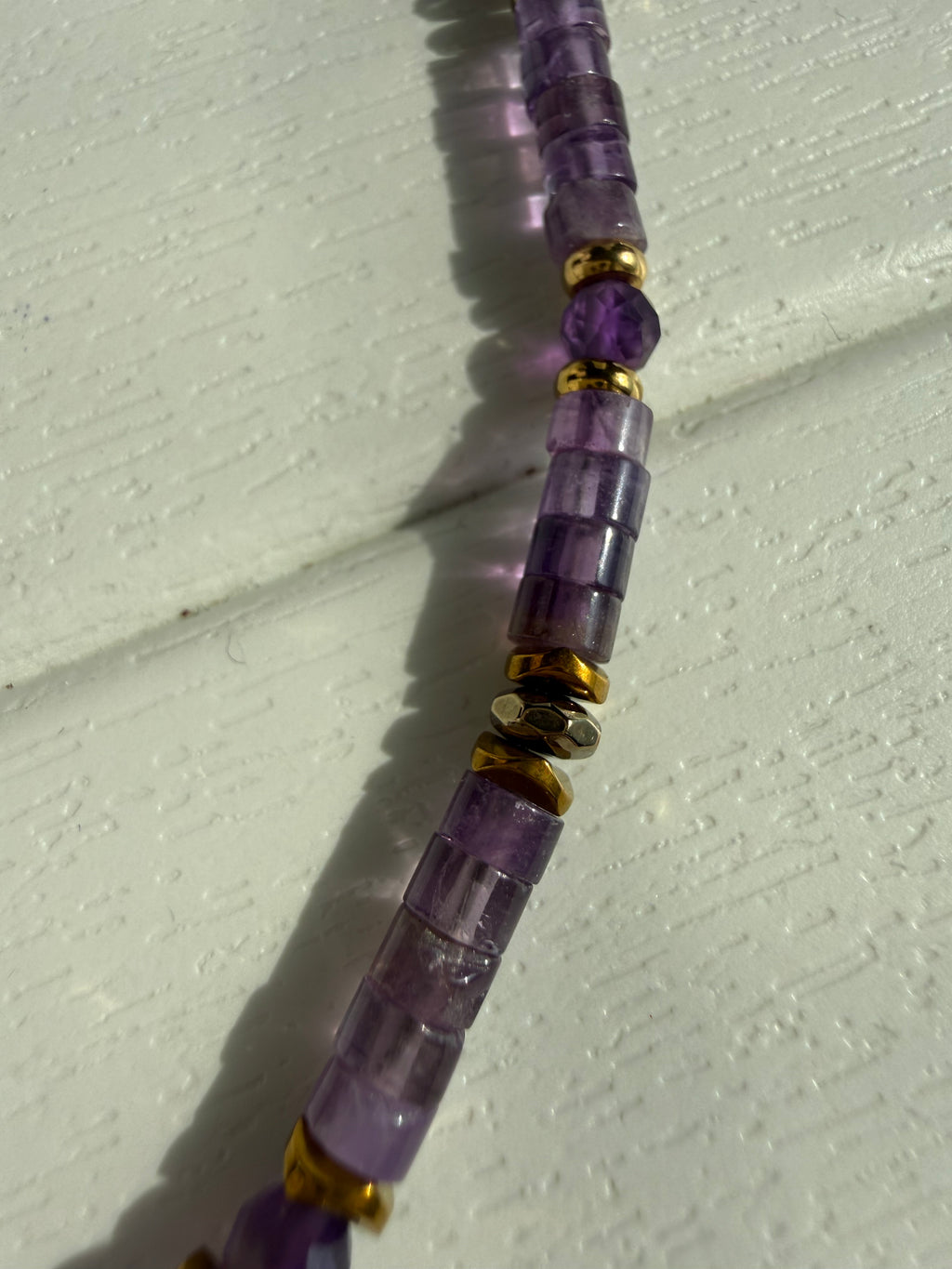 Ametist taşlı kolye