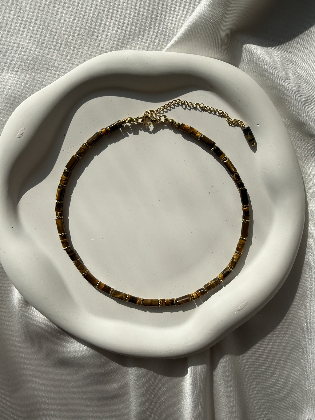 Kaplan Gözü Choker Kolye