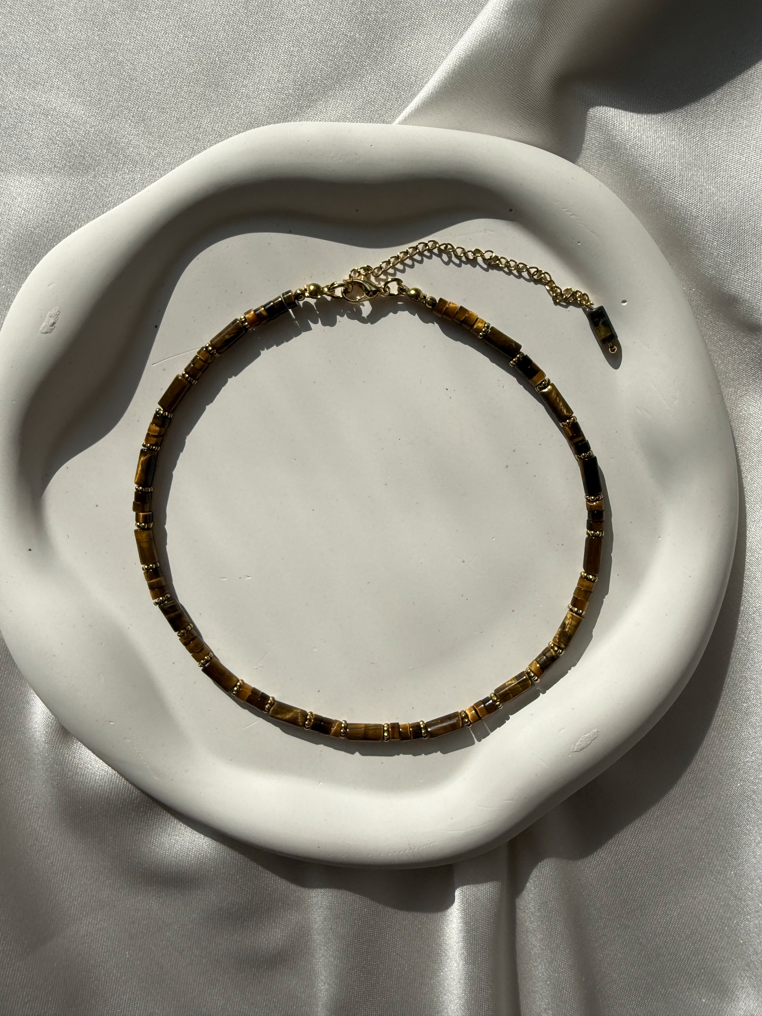 Kaplan Gözü Choker Kolye