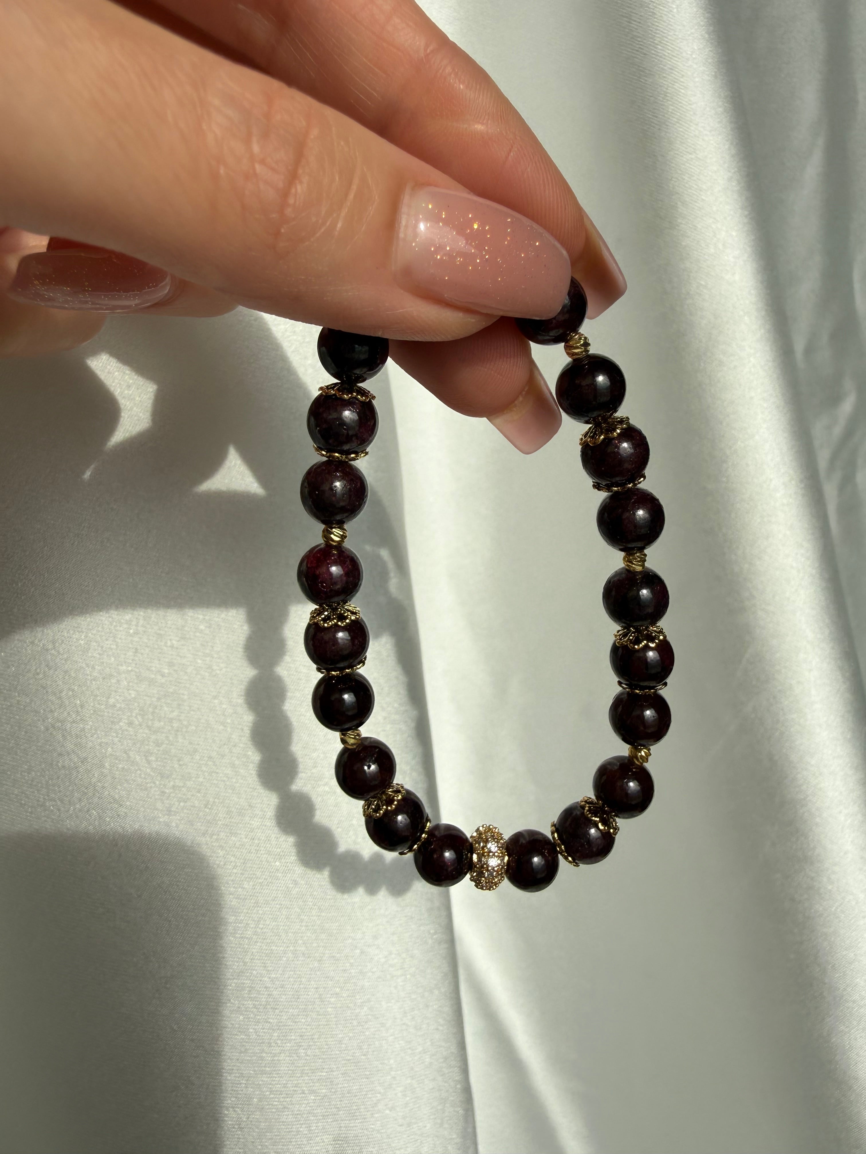 Garnet Taşı Bileklik