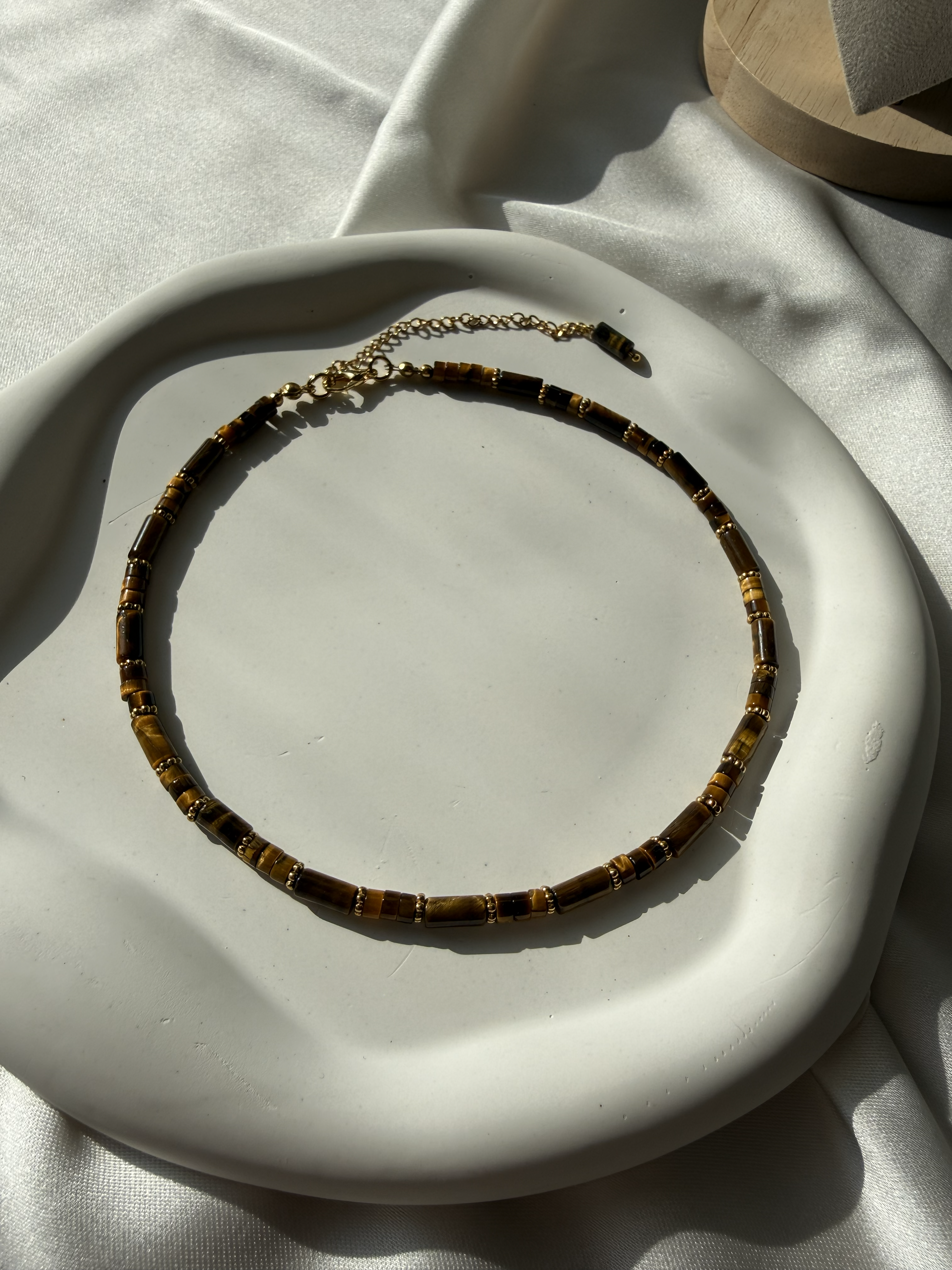 Kaplan Gözü Choker Kolye