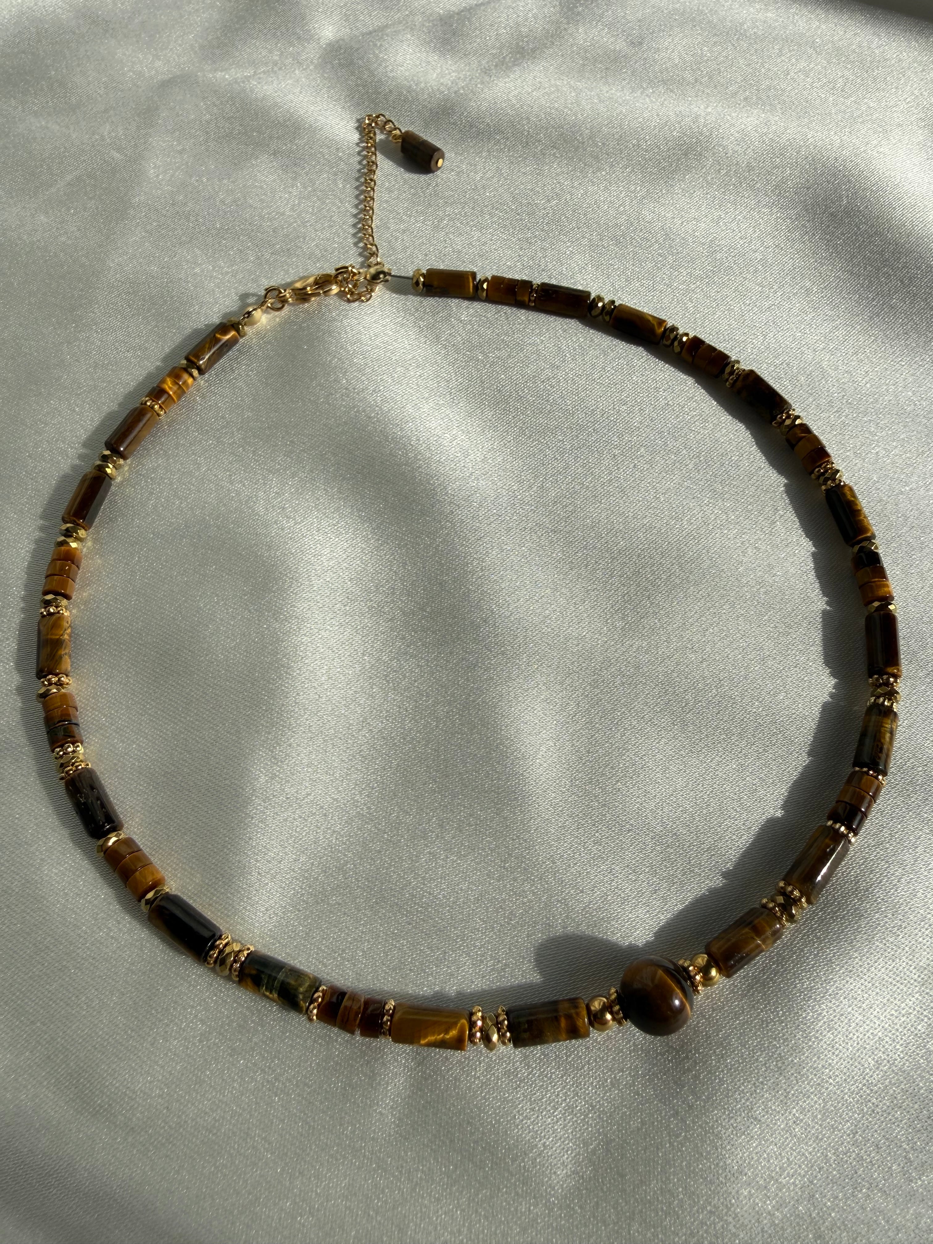 Kaplan Gözü Kolye Choker