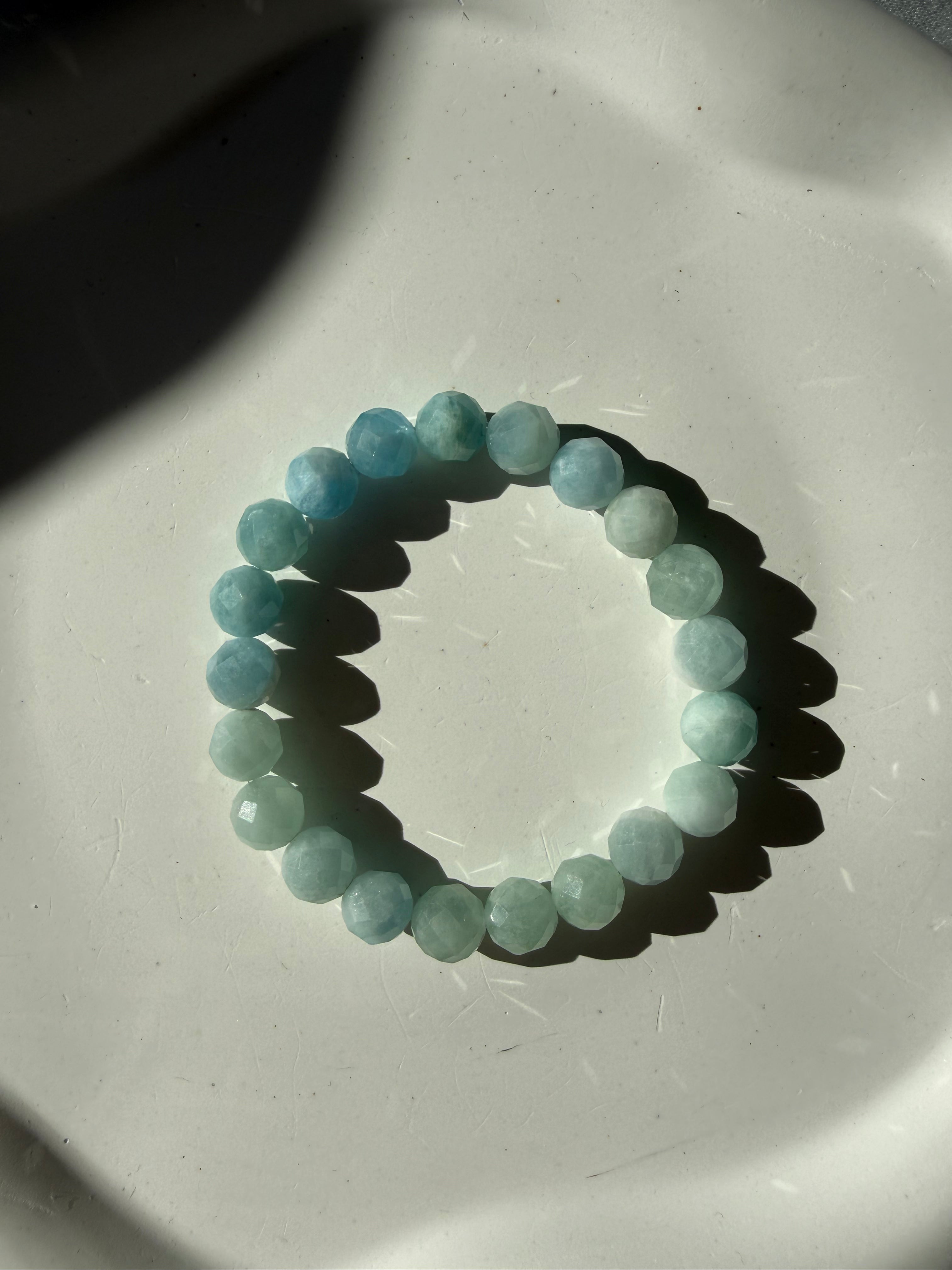 Akuamarin Esnek Bileklik