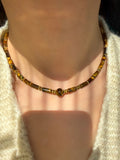 Kaplan Gözü Kolye Choker