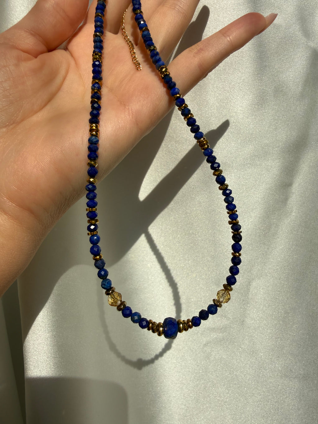 Lapis Lazuli-Sitrin kolye