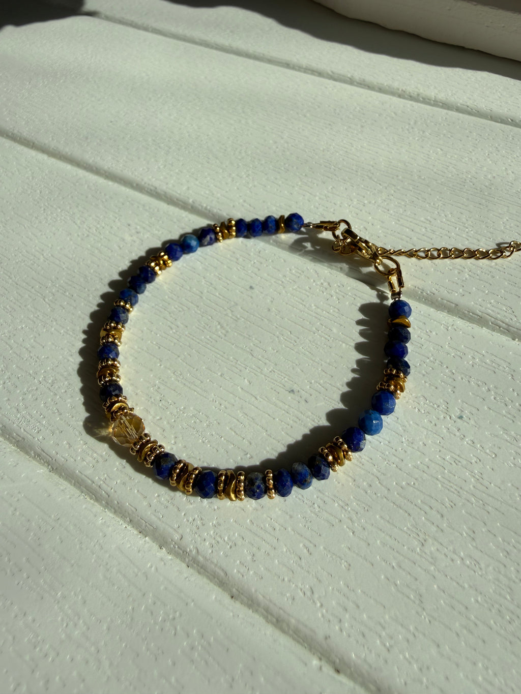 Lapis Lazuli ve Sitrin Bileklik