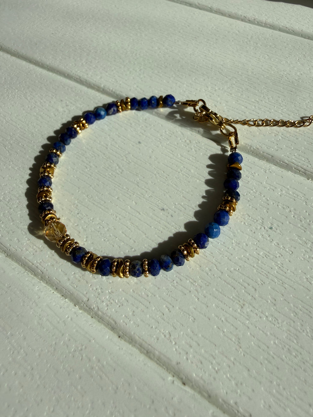 Lapis Lazuli ve Sitrin Bileklik
