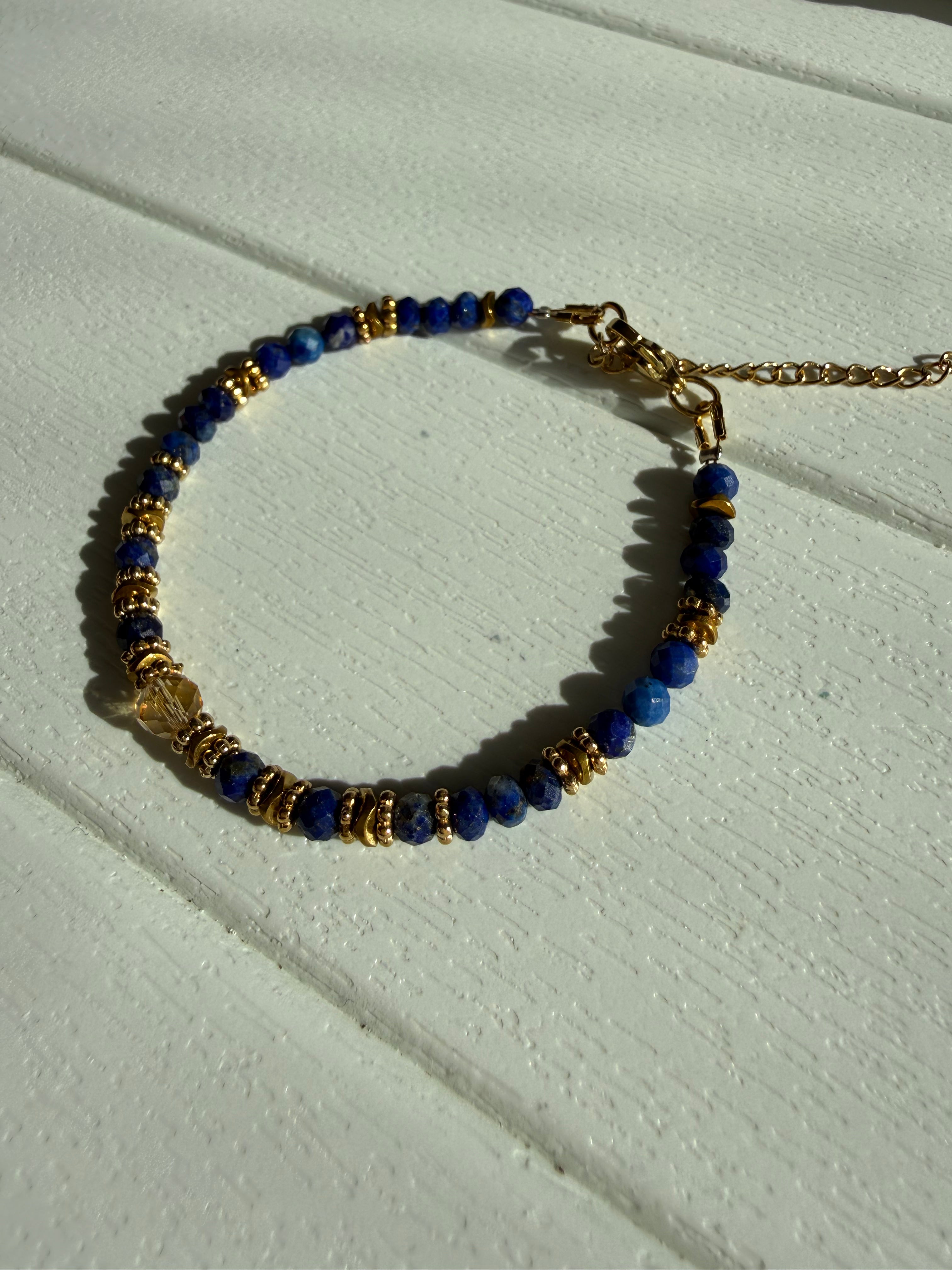 Lapis Lazuli ve Sitrin Bileklik